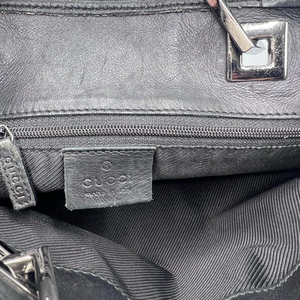 Gucci Black Signature Small Tote - Picture 6 of 11